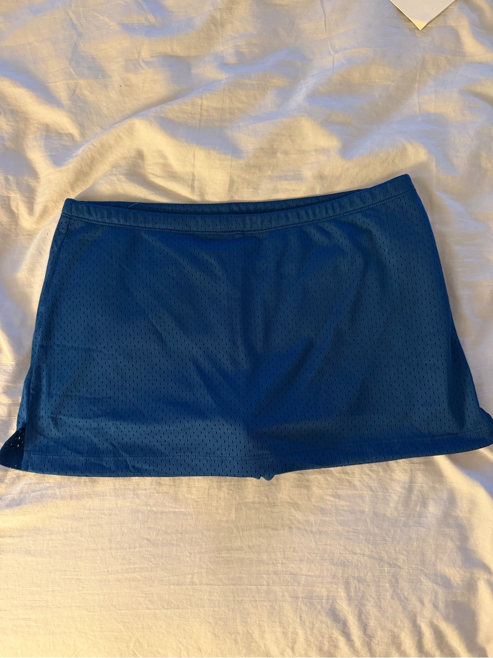 Urban Outfitters Royal Blue Mesh Mini Skirt